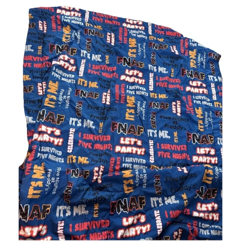 Freddy Fazbears Pizza FNAF Five Nights At Freddys Twin Size Comforter